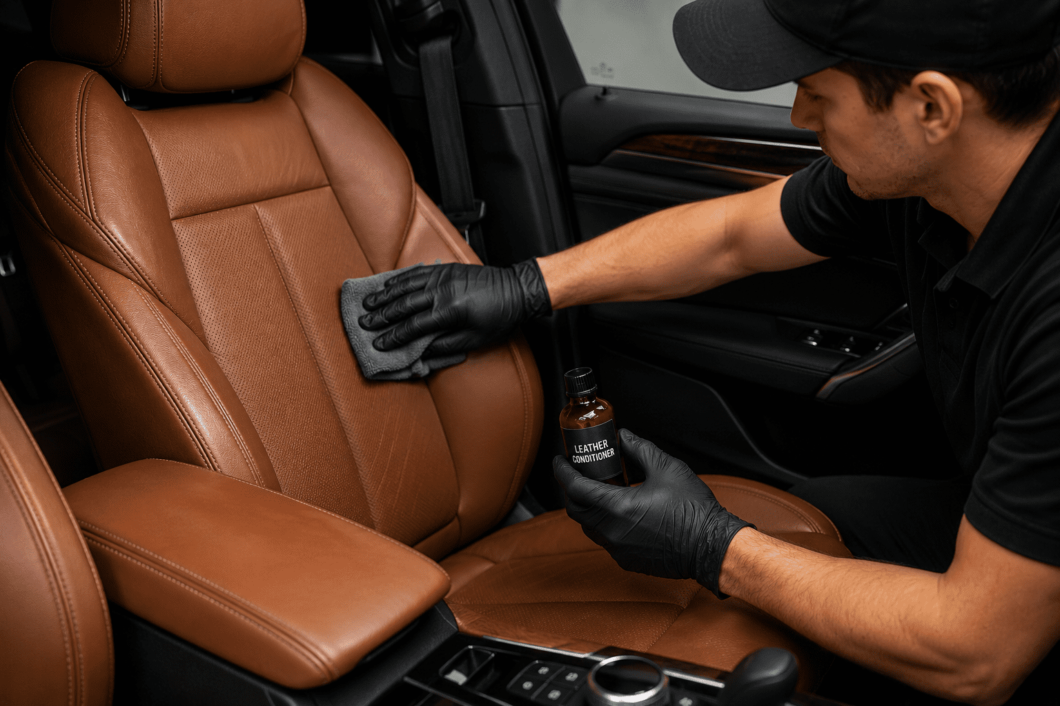 Leather interior upgrade service category