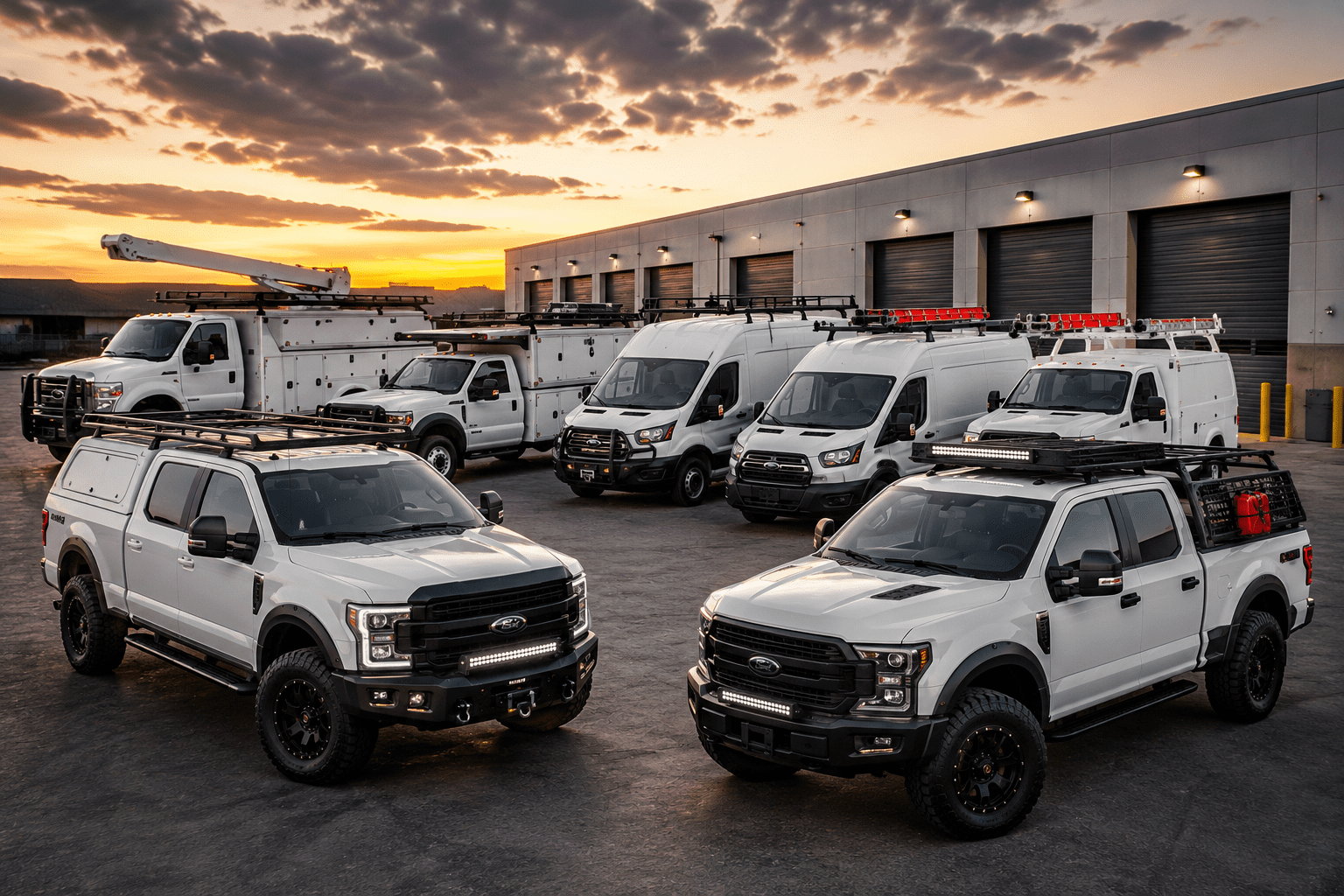 Fleet and commercial upfitting service category