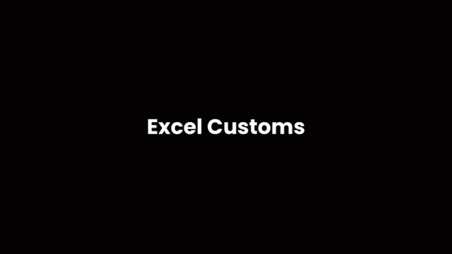 Excel Customs
