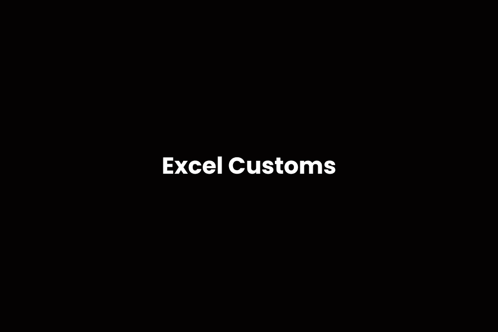 Excel Customs