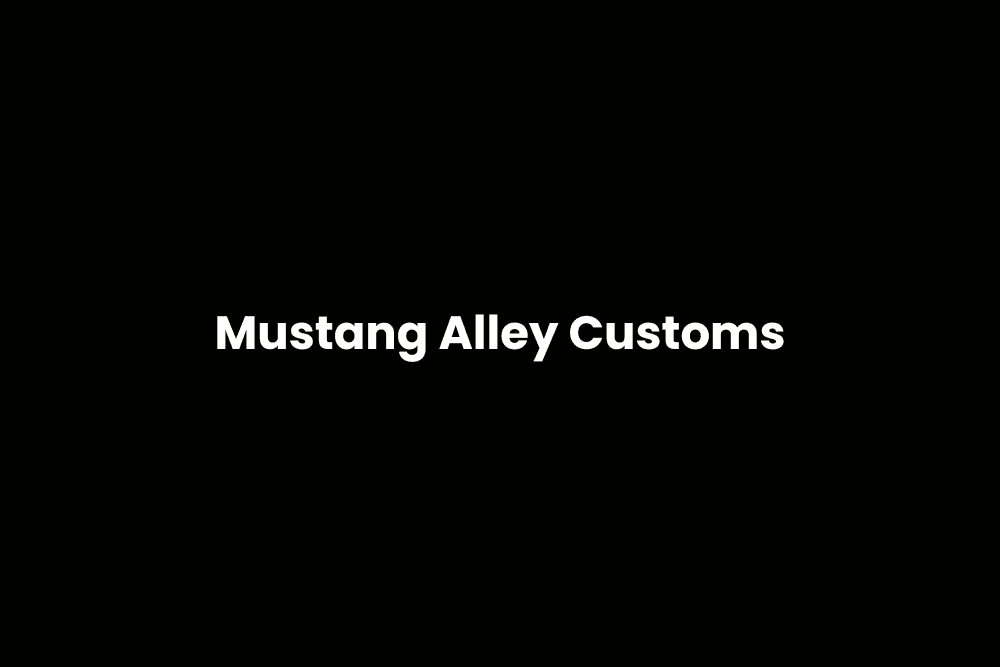 Mustang Alley Customs